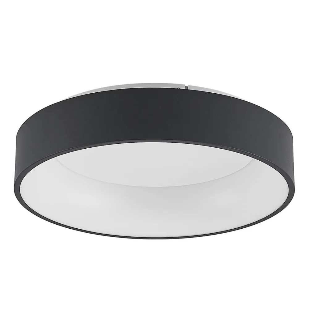 Arcchio Gang|Loftlamper > LED-loftlampe Aleksi, Ø 45 cm, sort, metal, CCT