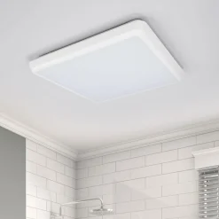 Arcchio Loftlamper|Loftlamper > LED-loftlampe Augustin, 30 x 30 cm, hvid, IP54
