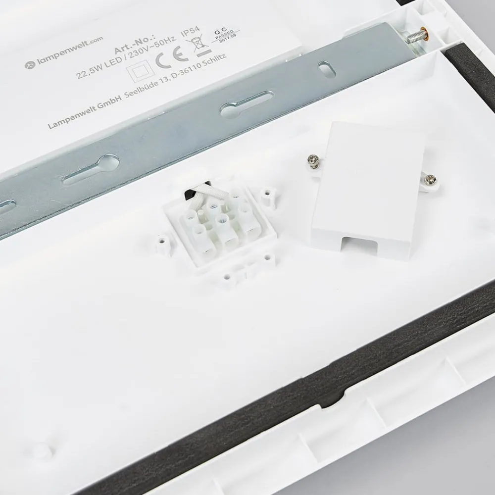 Arcchio Loftlamper|Loftlamper > LED-loftlampe Augustin, 30 x 30 cm, hvid, IP54