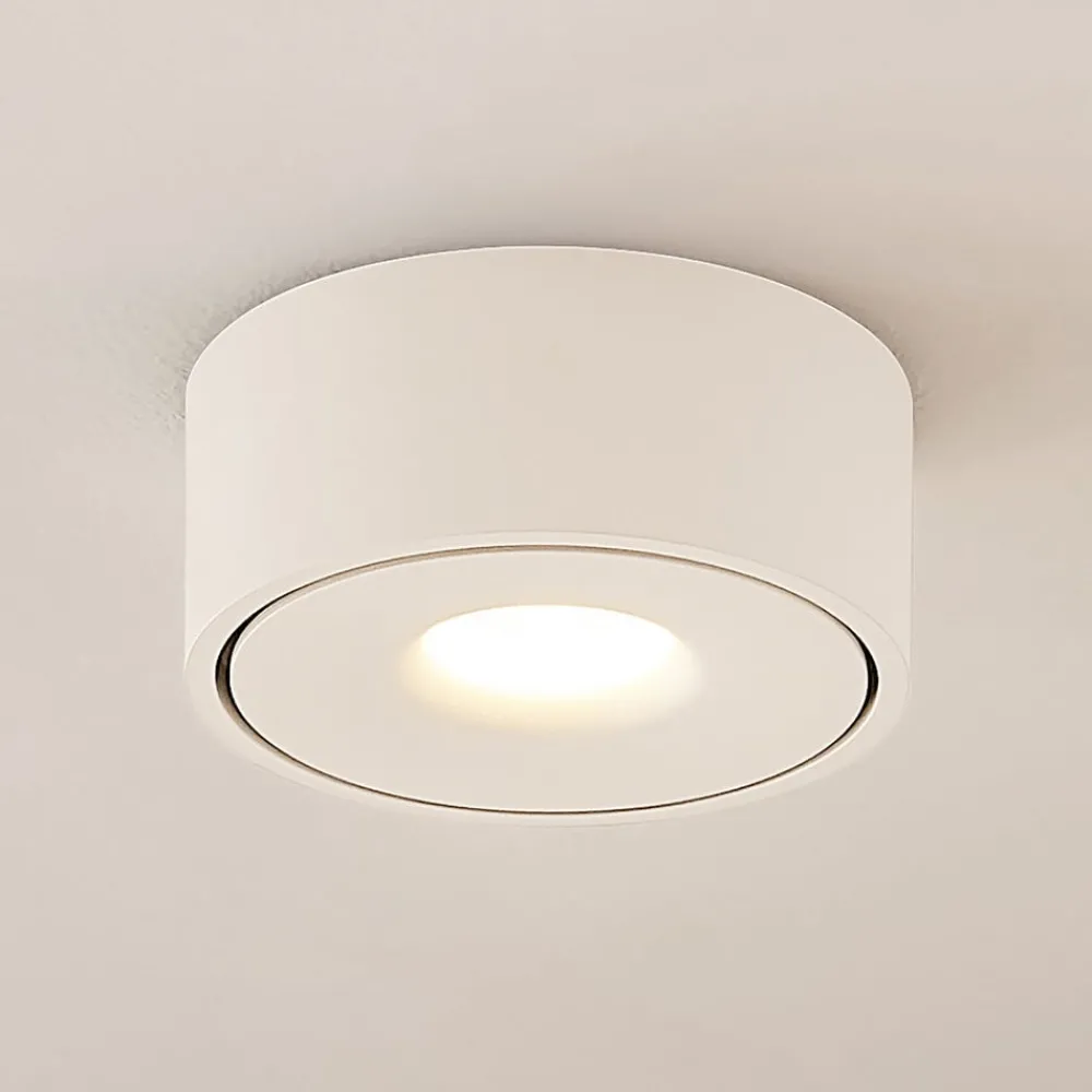 Arcchio Loftlamper|Loftlamper > LED-loftlampe Rotari, hvid, metal, Ø 12 cm
