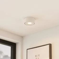 Arcchio Loftlamper|Loftlamper > LED-loftlampe Rotari, hvid, metal, Ø 12 cm