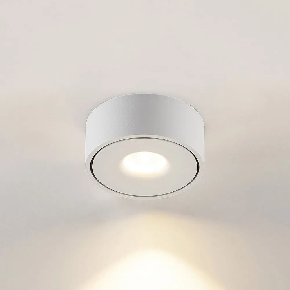 Arcchio Loftlamper|Loftlamper > LED-loftlampe Rotari, hvid, metal, Ø 12 cm