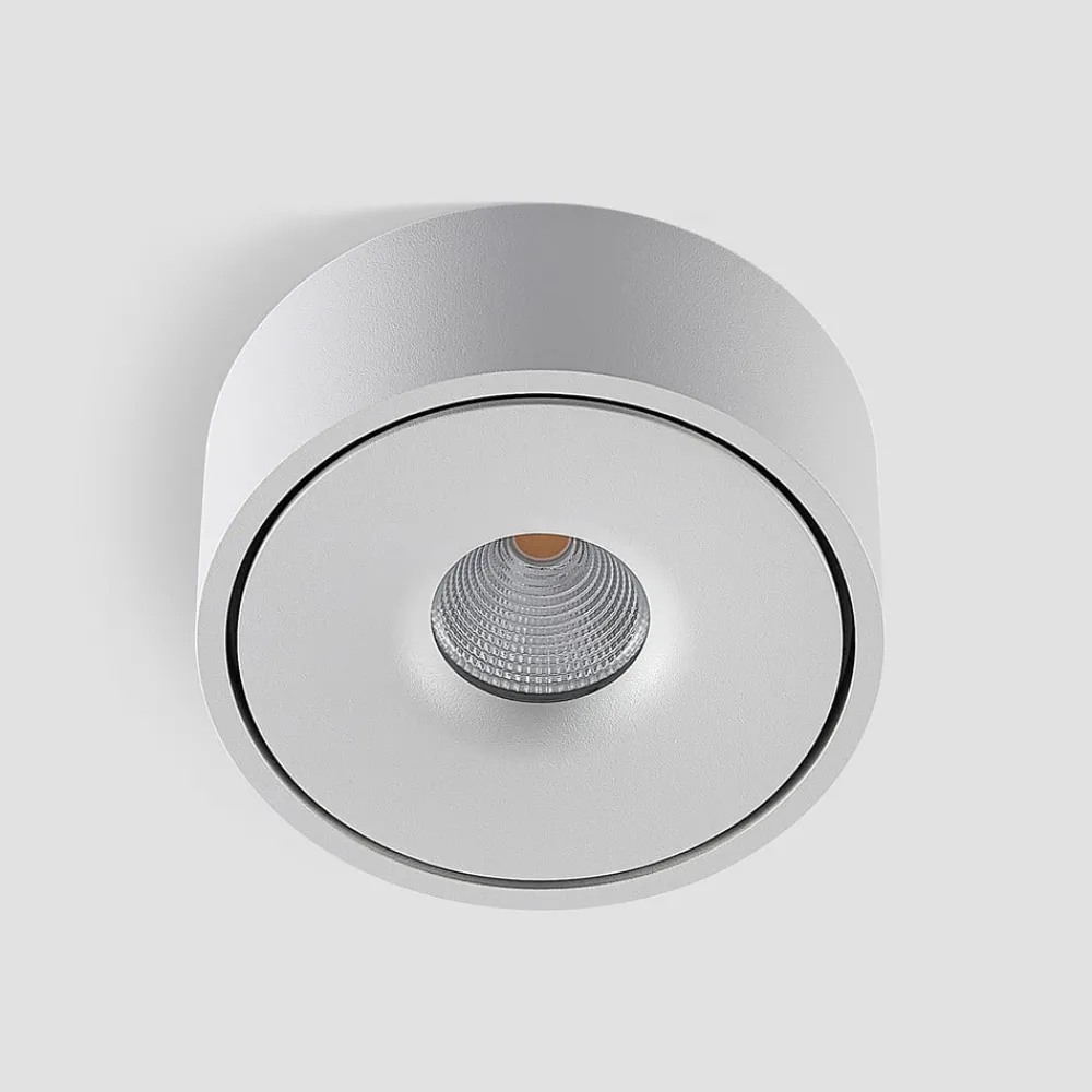 Arcchio Loftlamper|Loftlamper > LED-loftlampe Rotari, hvid, metal, Ø 12 cm