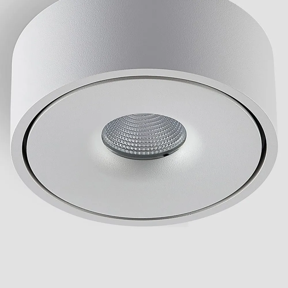 Arcchio Loftlamper|Loftlamper > LED-loftlampe Rotari, hvid, metal, Ø 12 cm