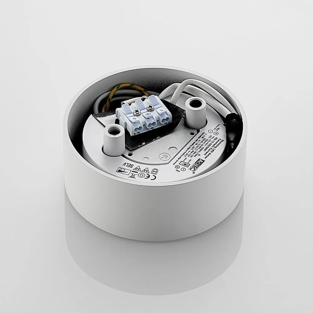 Arcchio Loftlamper|Loftlamper > LED-loftlampe Rotari, hvid, metal, Ø 12 cm