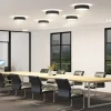 Gang|Loftlamper ^ Arcchio LED-loftlampe Vanida, sort, Ø 40 cm, op/ned