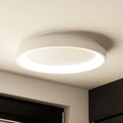 Arcchio Gang|Loftlamper > LED-loftlampe Vivy, Ø 38 cm, hvid, metal