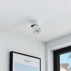 Gang|Loftlamper ^ Arcchio LED-loftspot Rotari, hvid, 1 lyskilde, 681lm