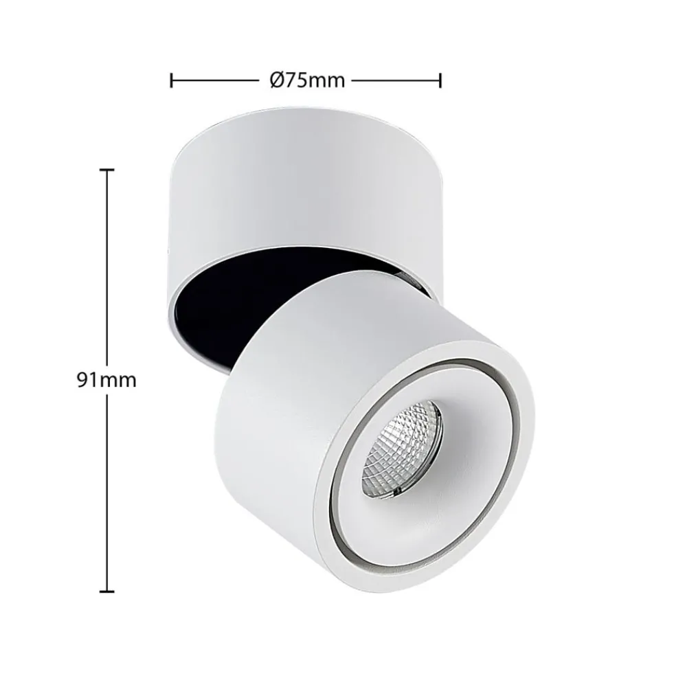Gang|Loftlamper ^ Arcchio LED-loftspot Rotari, hvid, 1 lyskilde, 681lm