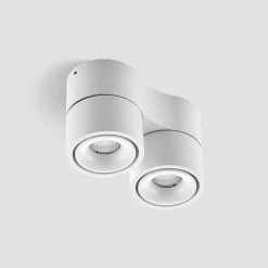 Gang|Loftlamper ^ Arcchio LED-loftspot Rotari, hvid, 2 lyskilder, 1362lm