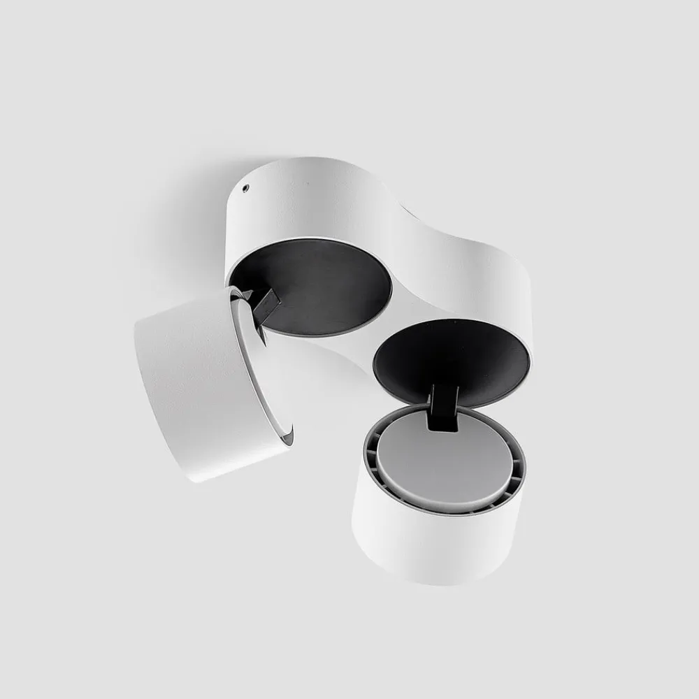 Gang|Loftlamper ^ Arcchio LED-loftspot Rotari, hvid, 2 lyskilder, 1362lm
