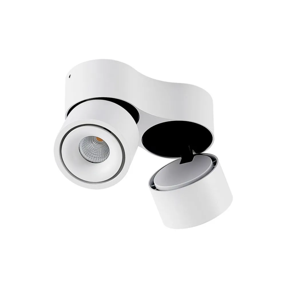 Gang|Loftlamper ^ Arcchio LED-loftspot Rotari, hvid, 2 lyskilder, 1362lm