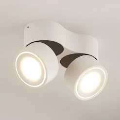 Arcchio Gang|Loftlamper > LED-loftspot Rotari, hvid, 2 lyskilder, 2270lm