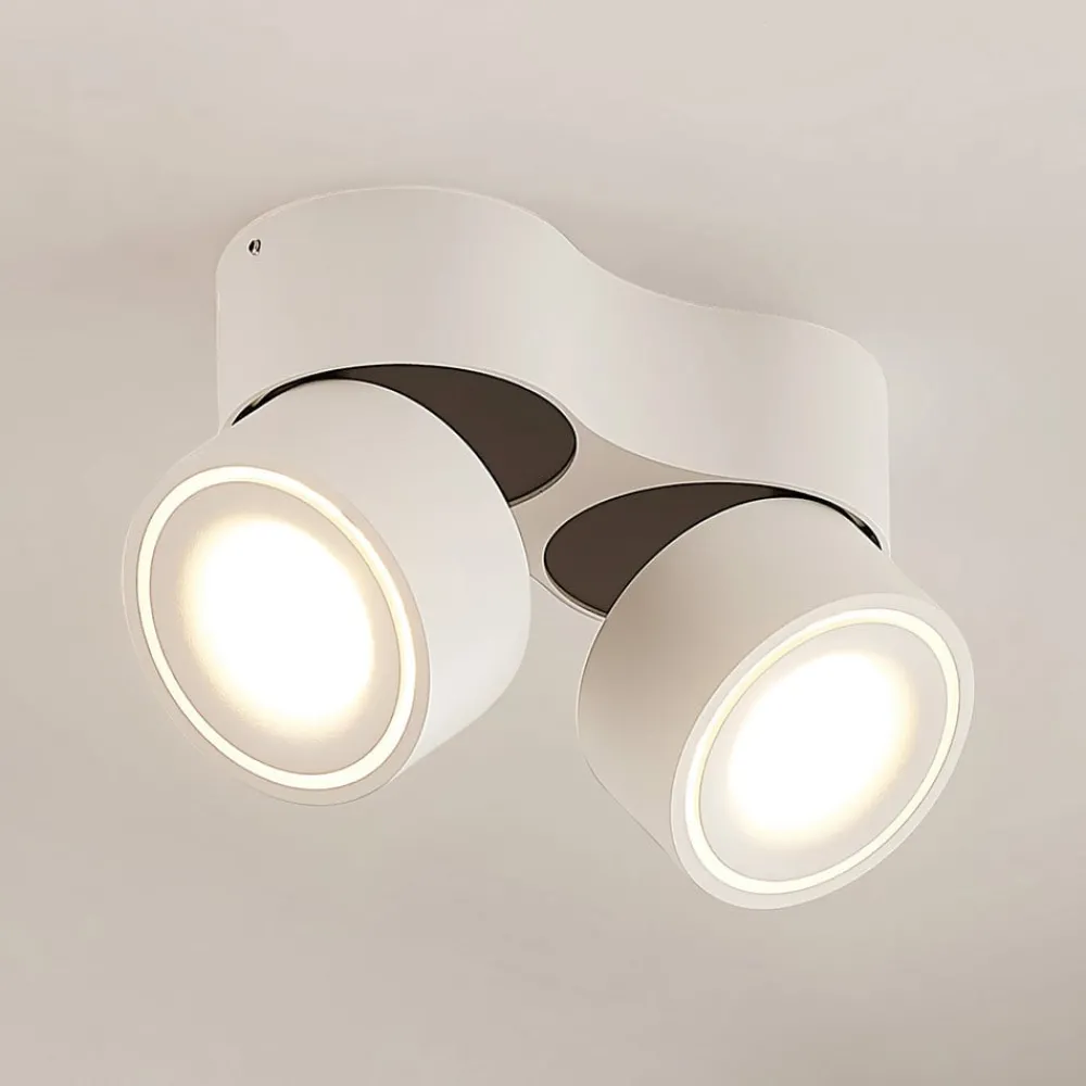 Arcchio Gang|Loftlamper > LED-loftspot Rotari, hvid, 2 lyskilder, 2270lm