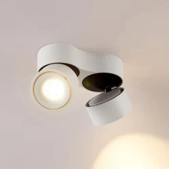 Arcchio Gang|Loftlamper > LED-loftspot Rotari, hvid, 2 lyskilder, 2270lm