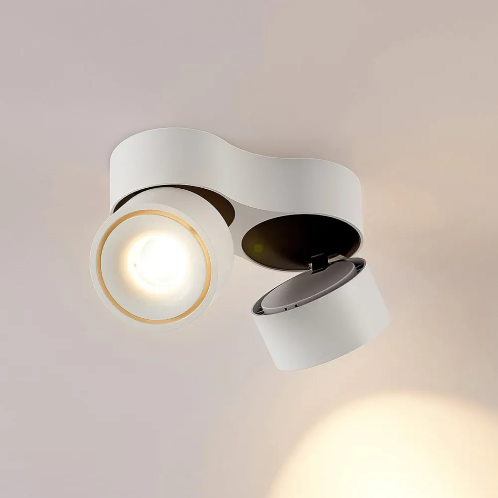 Arcchio Gang|Loftlamper > LED-loftspot Rotari, hvid, 2 lyskilder, 2270lm