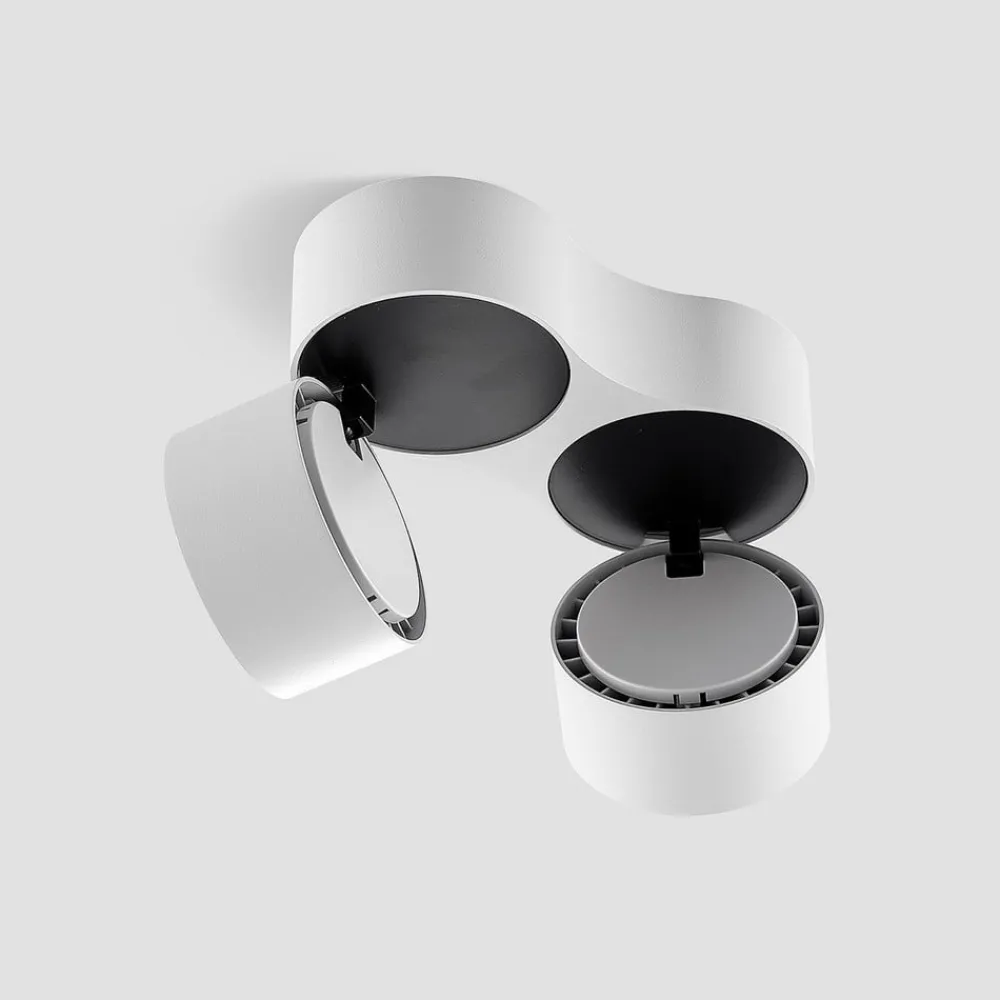 Arcchio Gang|Loftlamper > LED-loftspot Rotari, hvid, 2 lyskilder, 2270lm