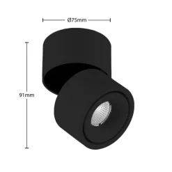 Arcchio Loftlamper > LED-loftspot Rotari, 2150lm, 1 lyskilde, sort