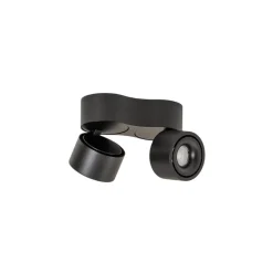 Arbejdsrum/Kontor|Gang ^ Arcchio LED-loftspot Rotari, 1240lm, 2 lyskilder, sort