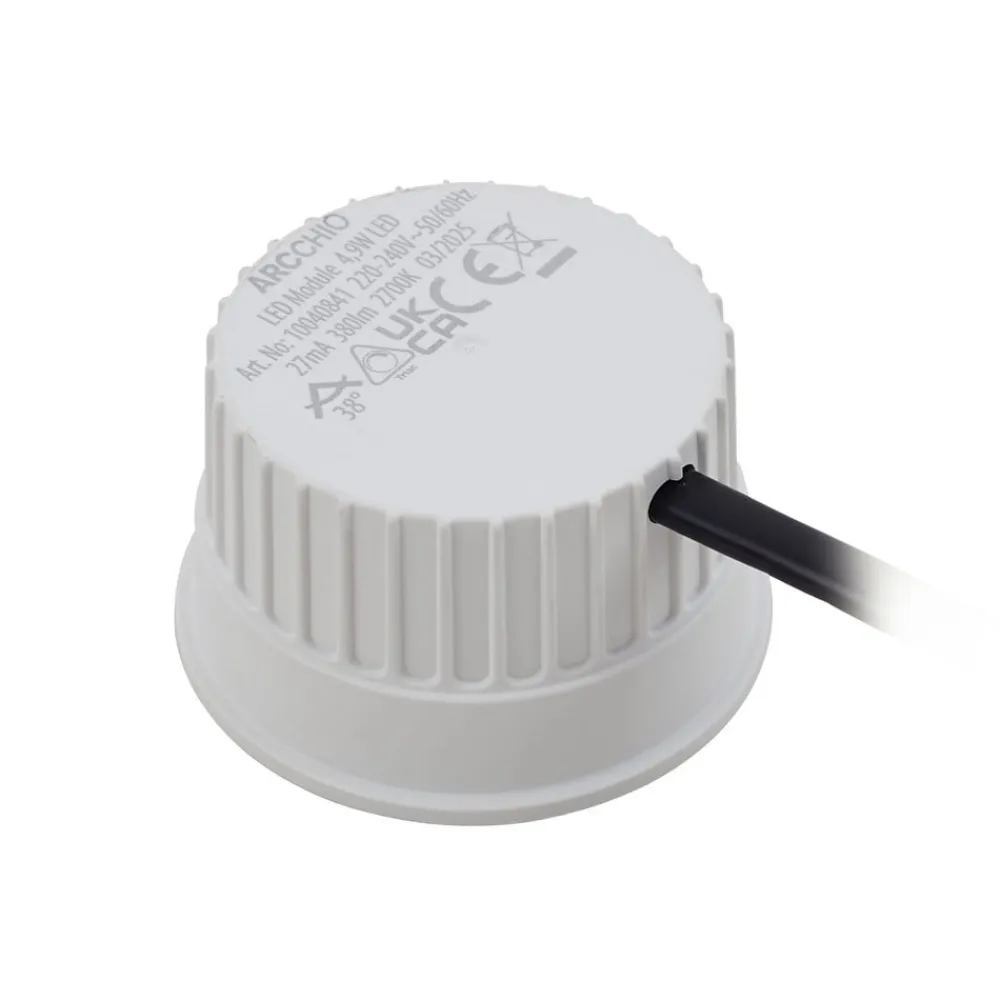 Arcchio Dæmpbar Led-Pære|Led Pærer > LED-modul, GU10, 4,9 W, 380 lm, hvid, 2700 K, dæmpbar