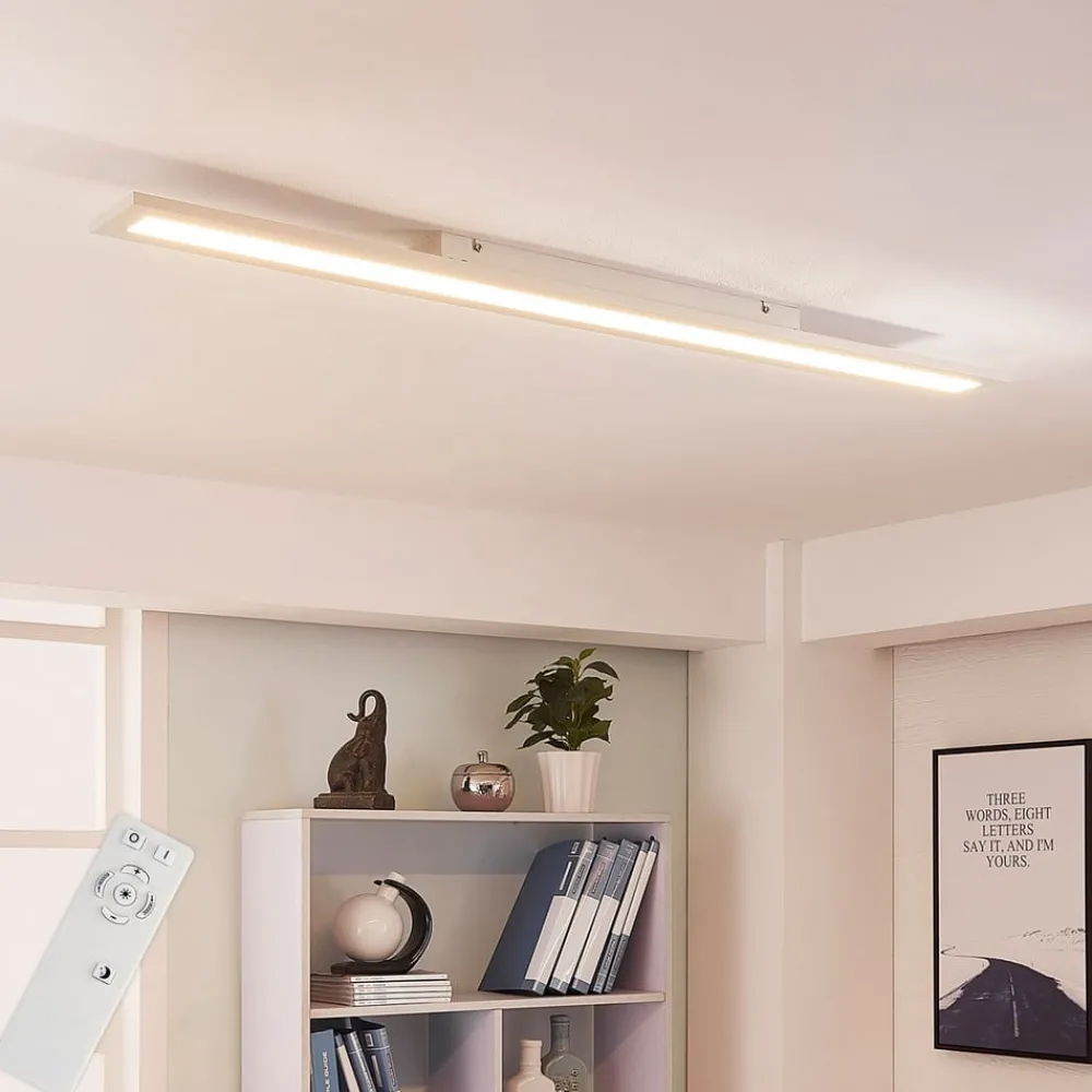 Arbejdsrum/Kontor|Loftlamper ^ Arcchio LED-panel Arya, 120 cm, hvid, dæmpbar, aluminium