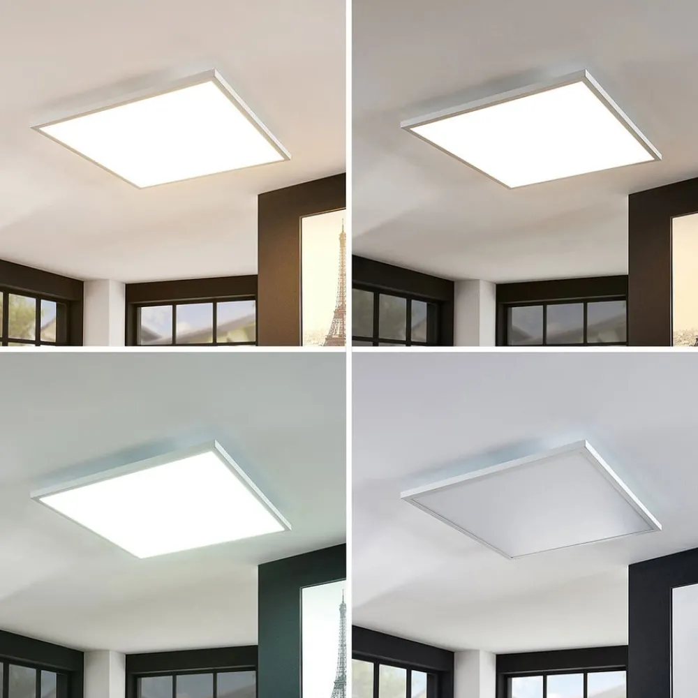 Arcchio Loftlamper|Loftlamper > LED-panel Brenda, 60 cx 60 cm, CCT, fjernbetjening