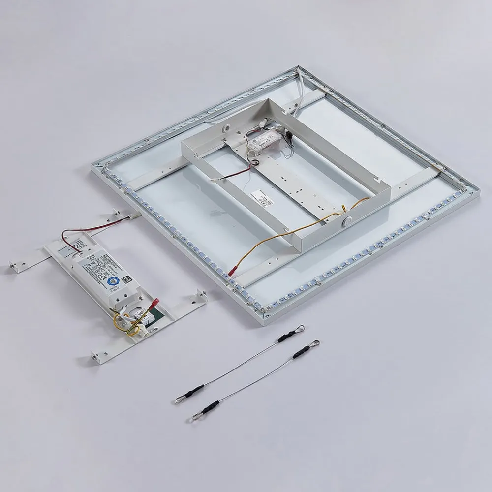 Arcchio Loftlamper|Loftlamper > LED-panel Brenda, 60 cx 60 cm, CCT, fjernbetjening