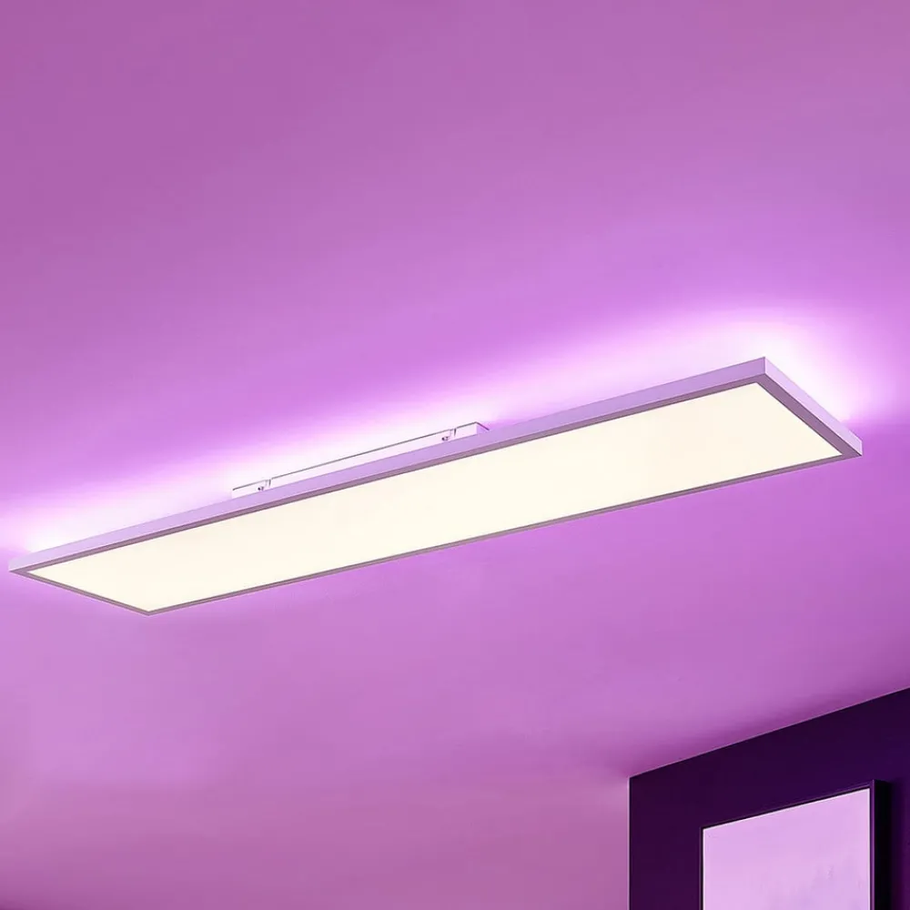Arcchio Loftlamper|Loftlamper > LED-panel Brenda, 120 x 30 cm, CCT, fjernbetjening