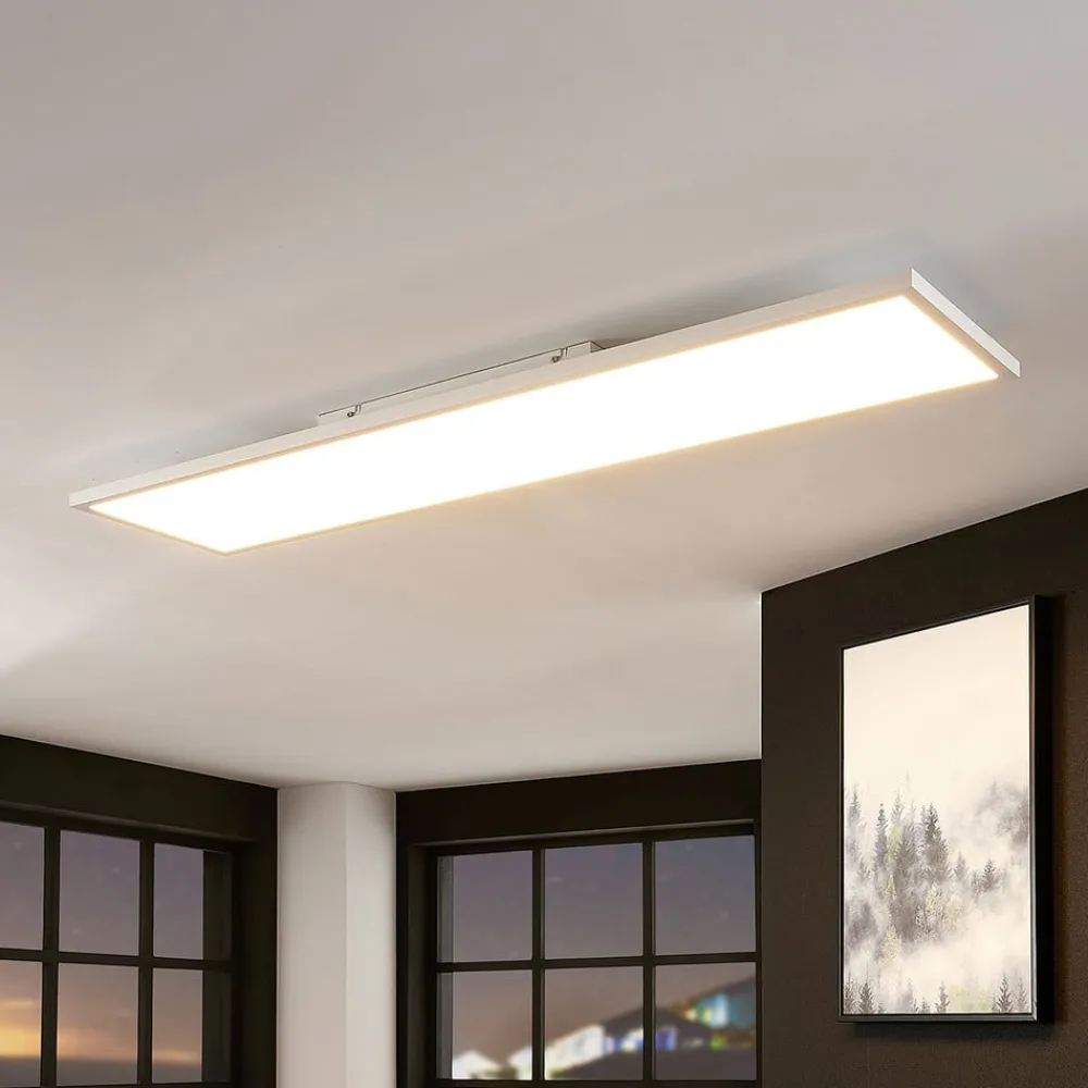 Arcchio Loftlamper|Loftlamper > LED-panel Brenda, 120 x 30 cm, CCT, fjernbetjening