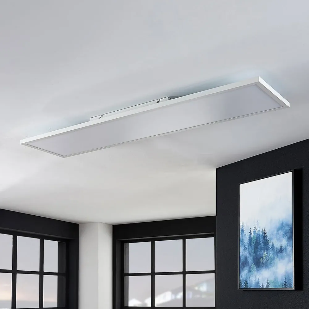 Arcchio Loftlamper|Loftlamper > LED-panel Brenda, 120 x 30 cm, CCT, fjernbetjening
