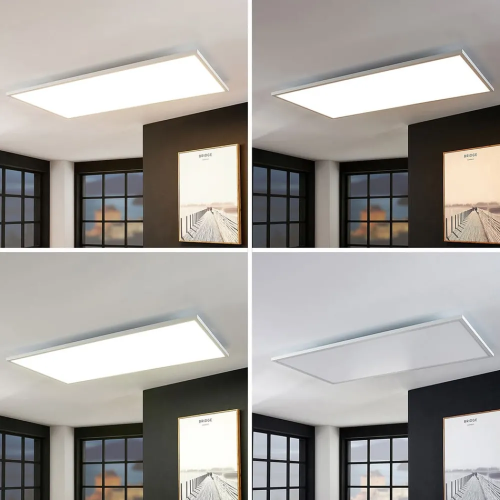 Arcchio Loftlamper|Loftlamper > LED-panel Brenda, 120 x 60 cm, CCT, fjernbetjening