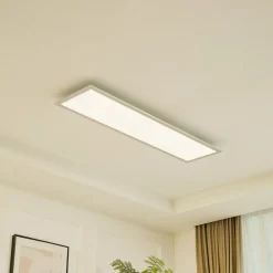 Arcchio Loftlamper|Loftlamper > LED-panel Lyndra, 120 cm, sølv, aluminium, dæmpbar, CCT
