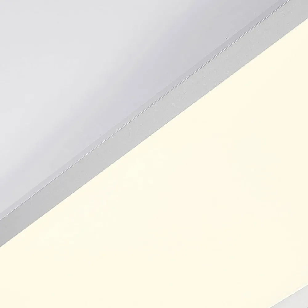 Arbejdsrum/Kontor|Loftlamper ^ Arcchio LED-panel Lysander, 32W, CCT, 119cm, sølv