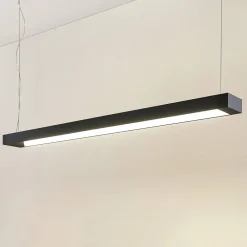 Arcchio Arbejdsrum/Kontor|Pendellamper > LED-pendellampe Cuna, sort, 122 cm, metal