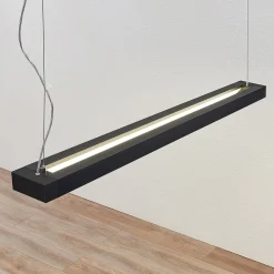 Arcchio Arbejdsrum/Kontor|Pendellamper > LED-pendellampe Cuna, sort, 122 cm, metal
