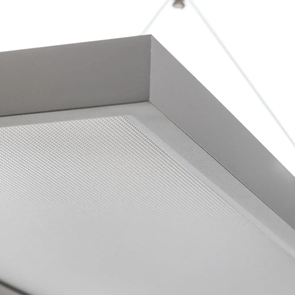 Arcchio Arbejdsrum/Kontor|Pendellamper > LED-pendellampe Dorean, sølv, metal, 120 cm