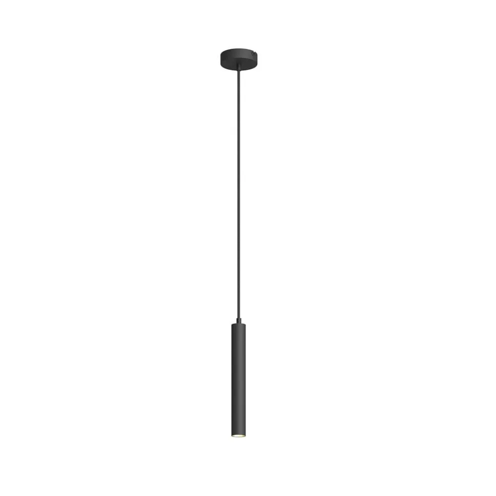 Arcchio Pendellamper > LED-pendellampe Franka, 1 lyskilde, Ø 4 cm, sort