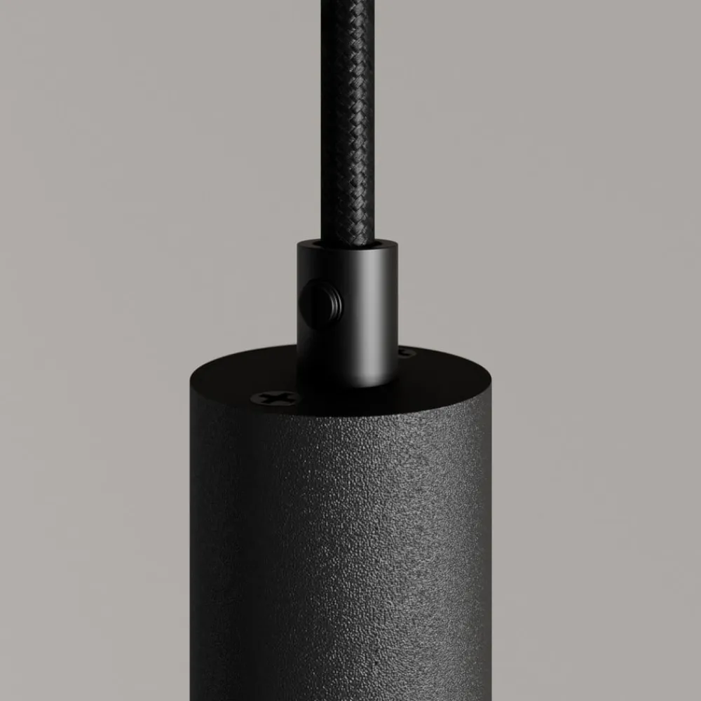 Arcchio Pendellamper > LED-pendellampe Franka, 1 lyskilde, Ø 4 cm, sort