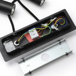 Arcchio Pendellamper > LED-pendellampe Franka, 2 lyskilder, sort, aluminium