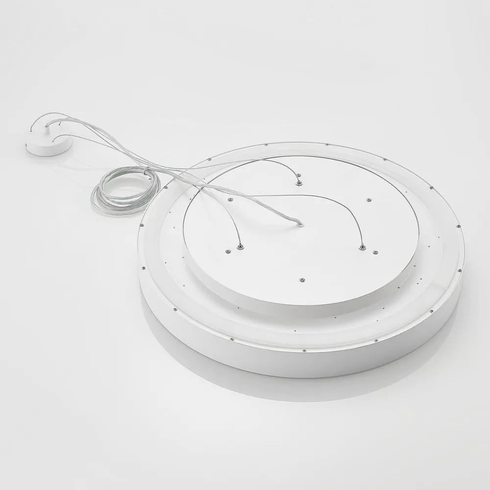 Arcchio Pendellamper|Pendellamper > LED-pendellampe Vanida, hvid, Ø 60 cm, op/ned