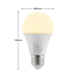 Led Pærer ^ Arcchio LED-pære E27 A60 9,5W opal 3.000K 1055lm