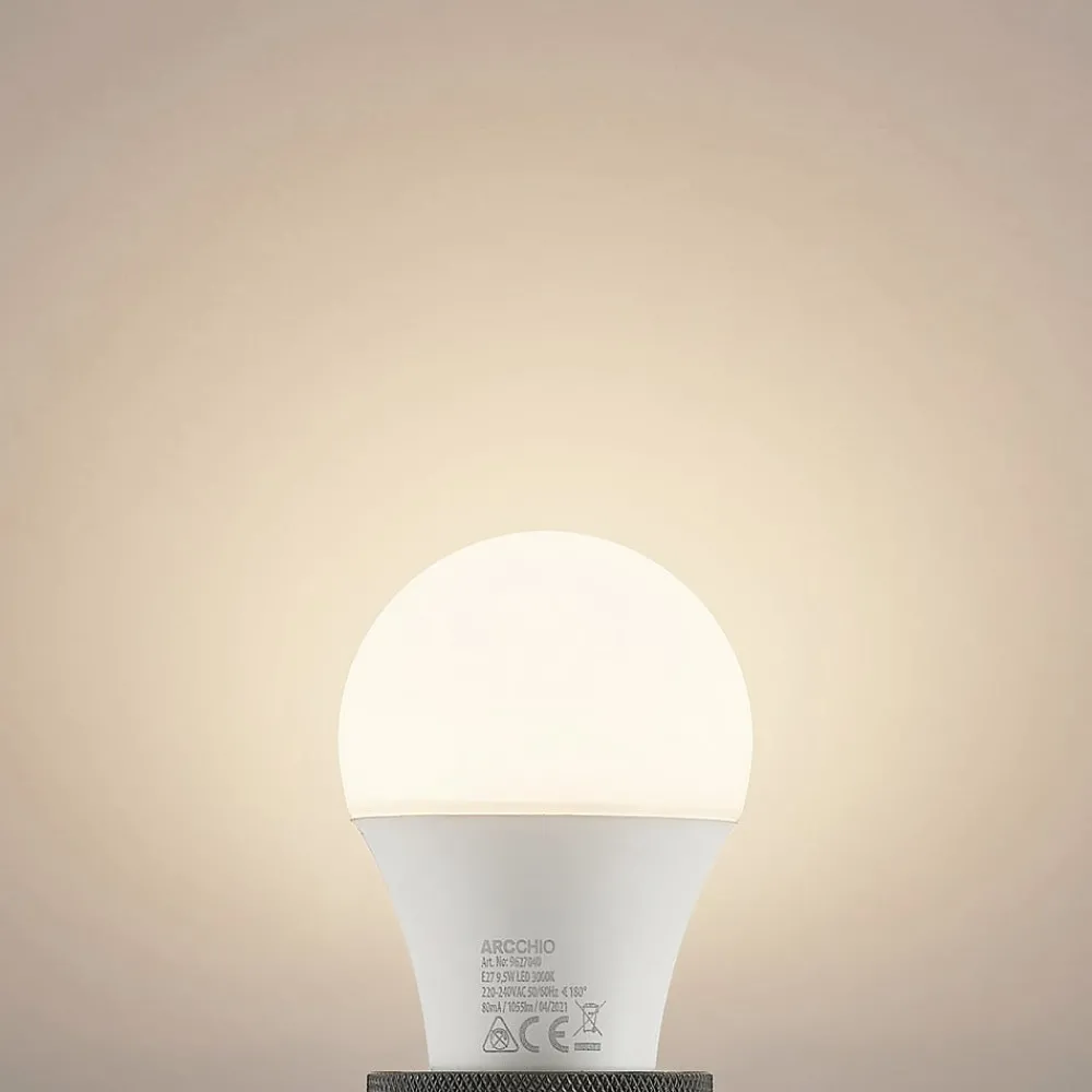 Led Pærer ^ Arcchio LED-pære E27 A60 9,5W opal 3.000K 1055lm