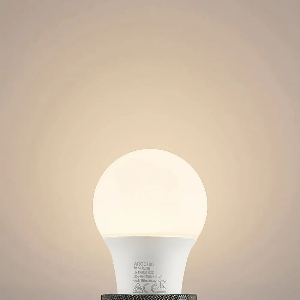 Arcchio Led Pærer > LED-pære E27 A60 4,9W opal 3.000K 480 lm