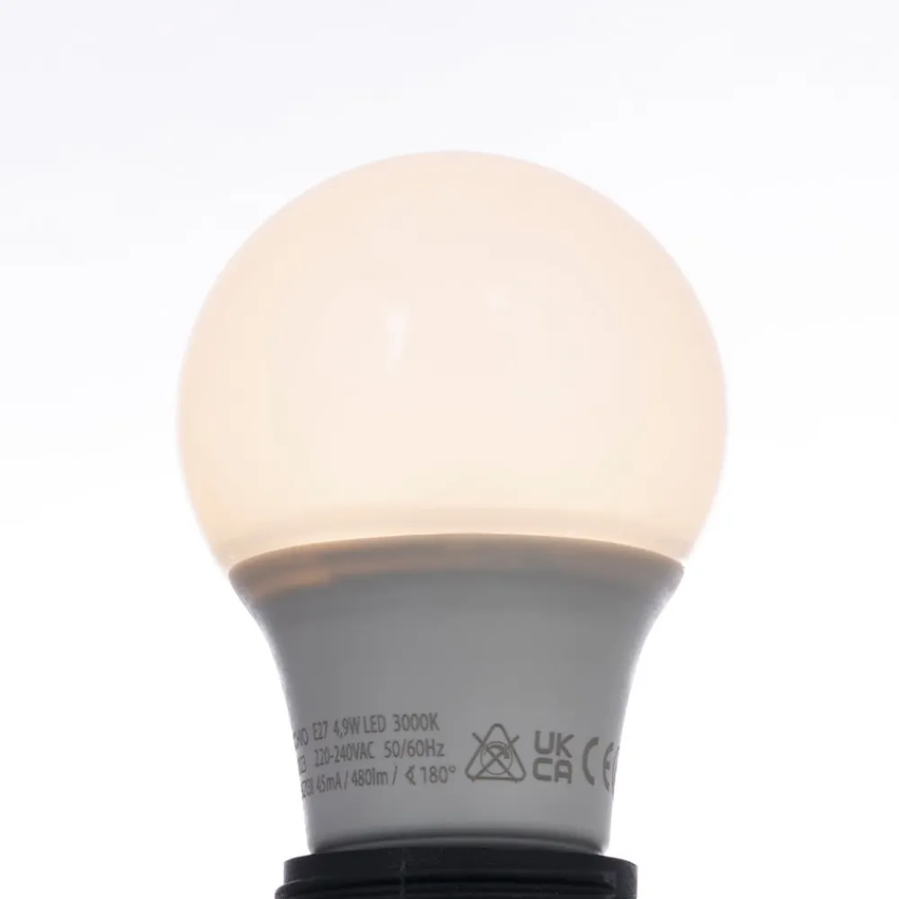 Arcchio Led Pærer > LED-pære E27 A60 4,9W opal 3.000K 480 lm