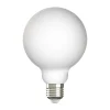 Led Pærer ^ Arcchio LED-pære, E27, G95, 7W, 2700K, porcelæn