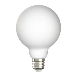 Led Pærer ^ Arcchio LED-pære, E27, G95, 7W, 2700K, porcelæn