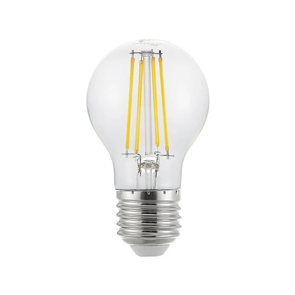 Dæmpbar Led-Pære|Filament Pære ^ Arcchio LED-pære, filament, E27, 6,5W, klar, 2.700K