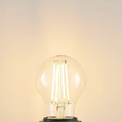 Dæmpbar Led-Pære|Filament Pære ^ Arcchio LED-pære, filament, E27, 6,5W, klar, 2.700K