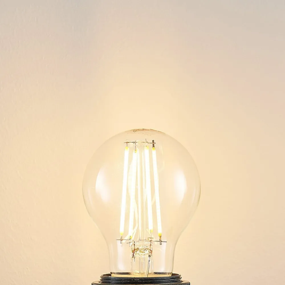 Dæmpbar Led-Pære|Filament Pære ^ Arcchio LED-pære, filament, E27, 6,5W, klar, 2.700K