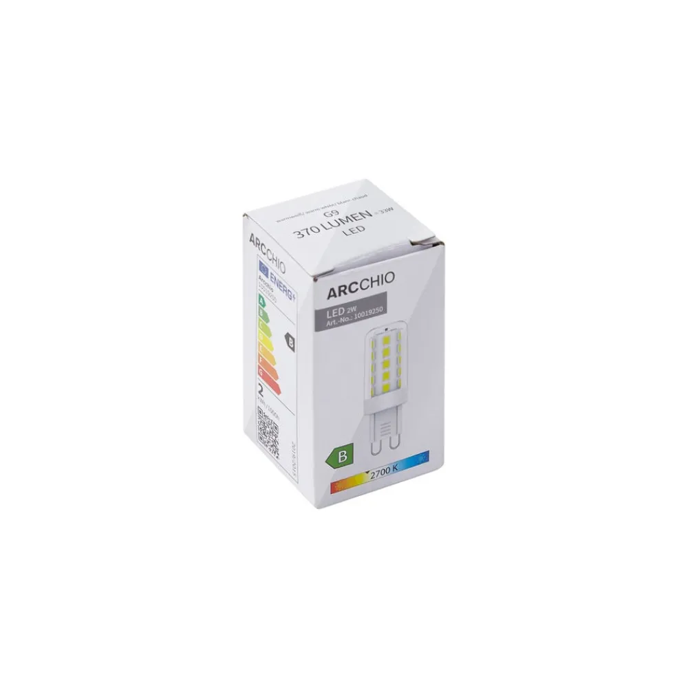 Arcchio Led Pærer > LED-pære, G9, 2.700 K, 2 W, klar, 370 lm